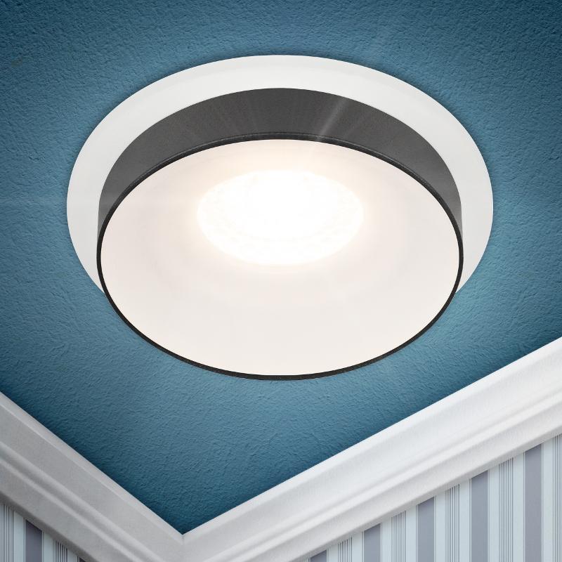 Cветильник встраиваемый декоративный DK95 WH MR16 GU5.3 белый