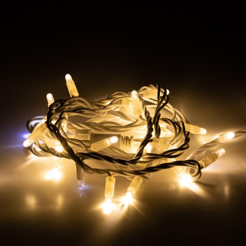 Гирлянда светодиодная нить ERAPS-WK3 белый каучук 3 м тёплый свет 30 LED, IP65
