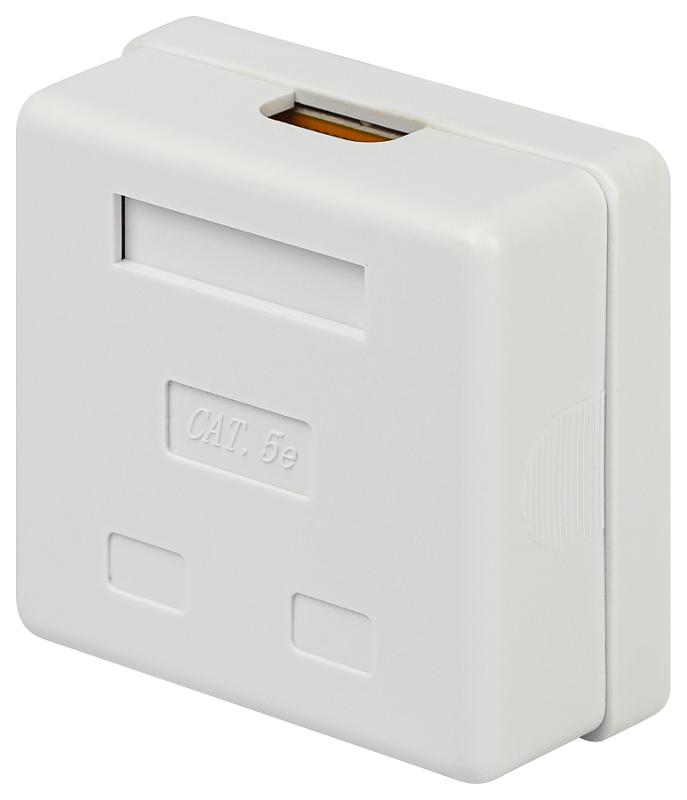 Компьютерная розетка ЭРА RJ-45 категория 5е неэкранированная 2-порта упаковка 30 шт