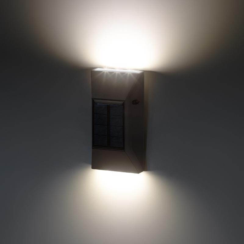 Фасадная подсветка на солнечной батарее ERAFS012-07 6 LED, 13*7,3*3 см