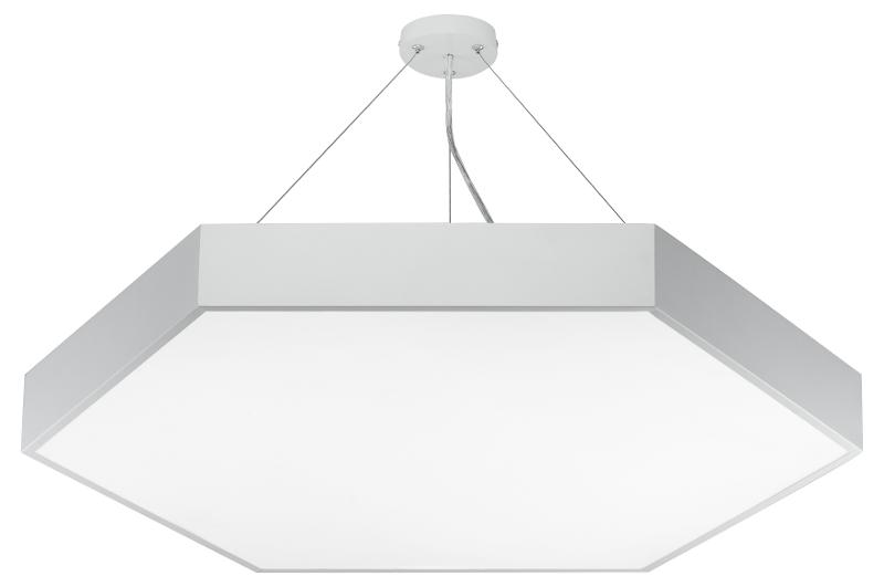 Светильник светодиодный Geometria SPO-122-W-40K-066 800*800*80 см 66Вт 4000К Белый корпус ЛТ