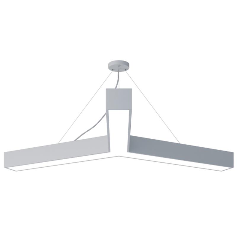 Светильник светодиодный Geometria Igrek SPO-144-W-40K-066 66Вт 4000К 4000Лм IP40 1200*1200*80 белый подвесной ЛТ