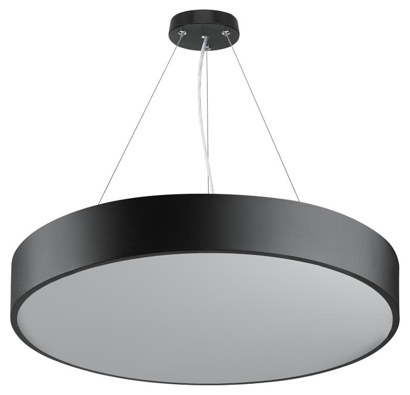 Светильник светодиодный Geometria SPO-132-B-40K-088 800*800*80 см 88Вт 4000К Черный корпус ЛТ