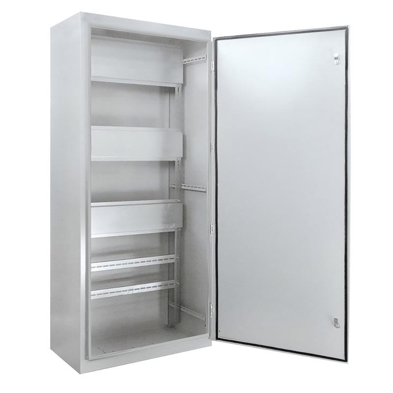 Каркас напольный цельносварной  ВРУ-1 (2000х800х450) IP54 в комплекте с боковыми панелями серый
