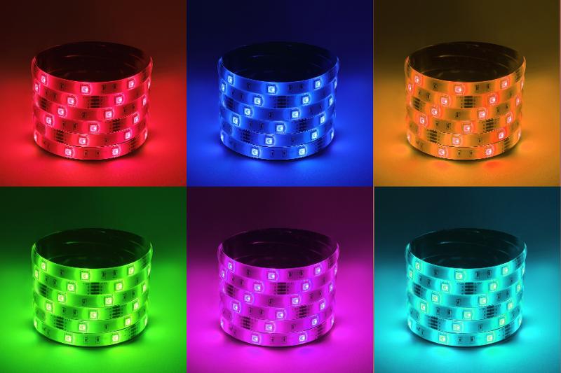 Лента светодиодная  LS5050 -7,2-30-12-RGB-IP65-1 year-5m RGB 5м