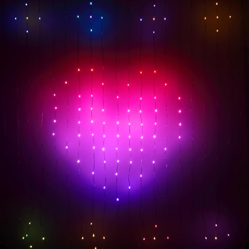 Гирлянда светодиодная   ERASG -02 умная занавес RGB 2*2 м управление через мобильное приложение