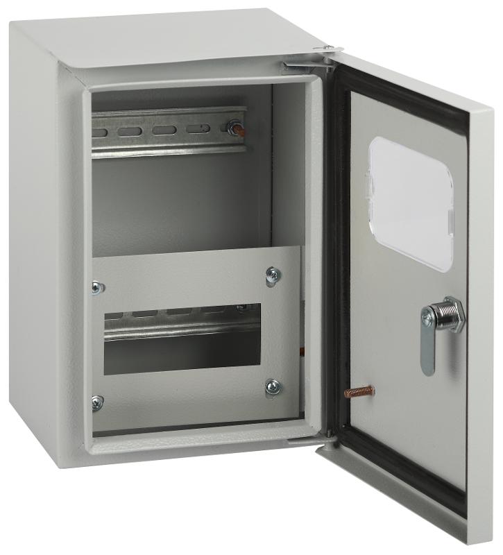 Корпус металлический навесной  SIMPLE ЩУ-1Н-6 (ЩУРН) (290х190х145) IP54 У2 серый