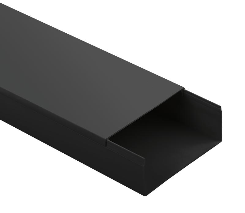 Кабель-канал ЭРА KK-B-100-40 100x40 черный 8м