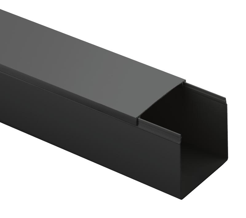 Кабель-канал ЭРА KK-B-60-60 60x60 черный 12м