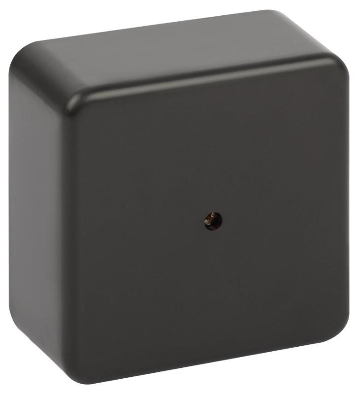 Распаячная коробка  BS-B-100-100-50 100х100х50мм без клеммы черная IP40 BS-B-100-100-50