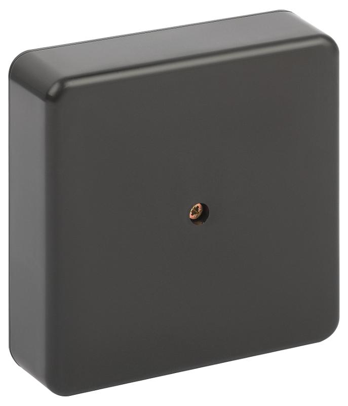 Распаячная коробка  BS-B-100-100-30 100х100х30мм без клеммы черная IP40 BS-B-100-100-30