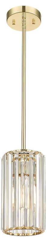 Светильник подвесной (подвес)  Suzanne 1052-201 1 х Е27 40 Вт хрусталь