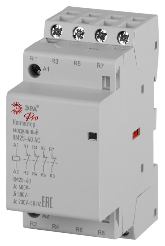Контактор модульный  PRO NO-902-330 КМ25-04 АС