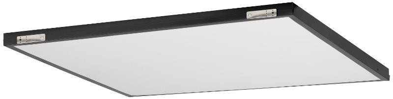 Светильник светодиодный  SPO-14-38-6K-BL 38Вт 6500К 3600Лм IP40 588x588x29 матовый черный грильято