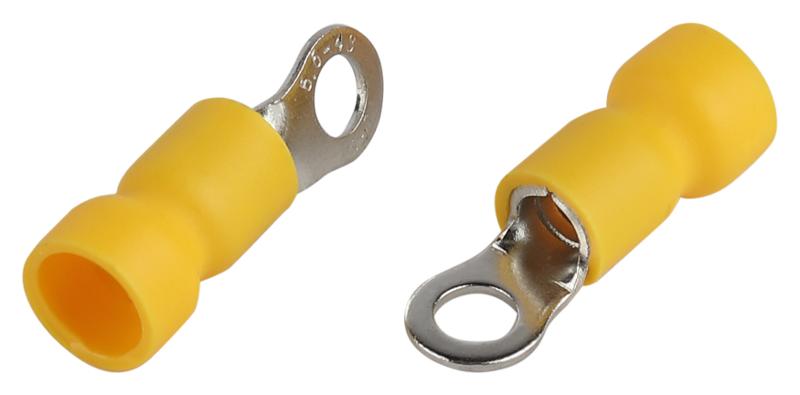 Наконечник кольцевой ЭРА NO-225-24 НКИ 6.0-4 с изолированным фланцем (упаковка 10 шт.)
