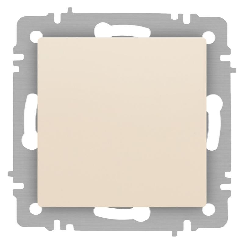 Кнопка Intro Accent 6-109-02 , 10А-250В, IP20, СУ, слоновая кость
