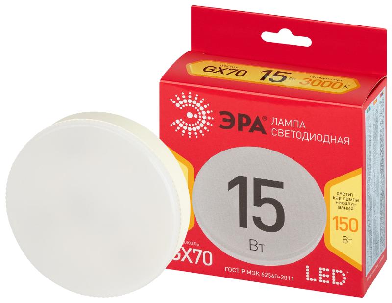 Лампа светодиодная  RED LINE LED GX-15W-830-GX70 R GX70 15 Вт таблетка теплый свет