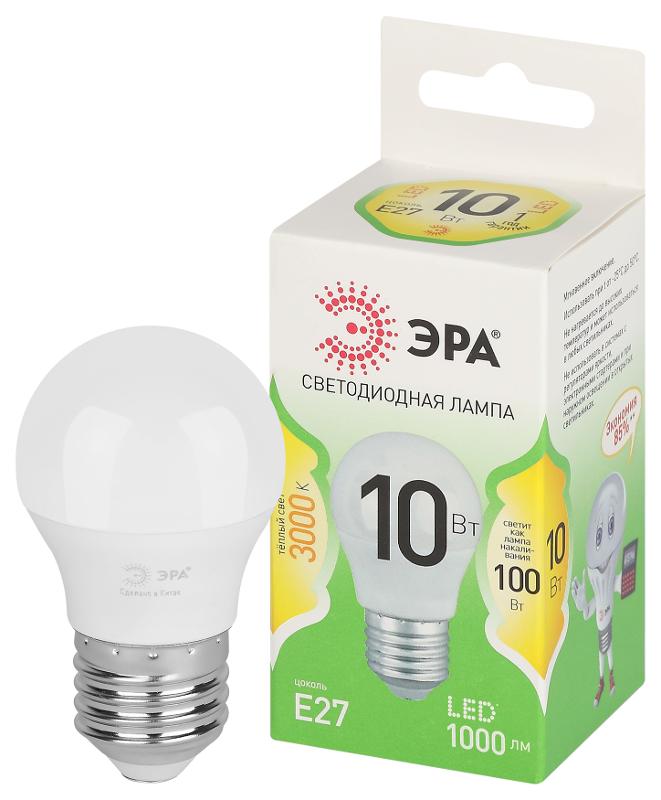 Лампа светодиодная  GREEN LINE LED P45-10W-830-E27 GL E27 10 Вт шар теплый свет