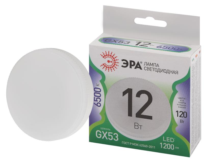 Лампа светодиодная  LED GX-12W-865-GX53 GL GX53 12 Вт таблетка холодный свет