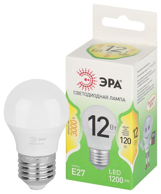 Лампа светодиодная  GREEN LINE LED P45-12W-830-E27 GL E27 12 Вт шар теплый свет