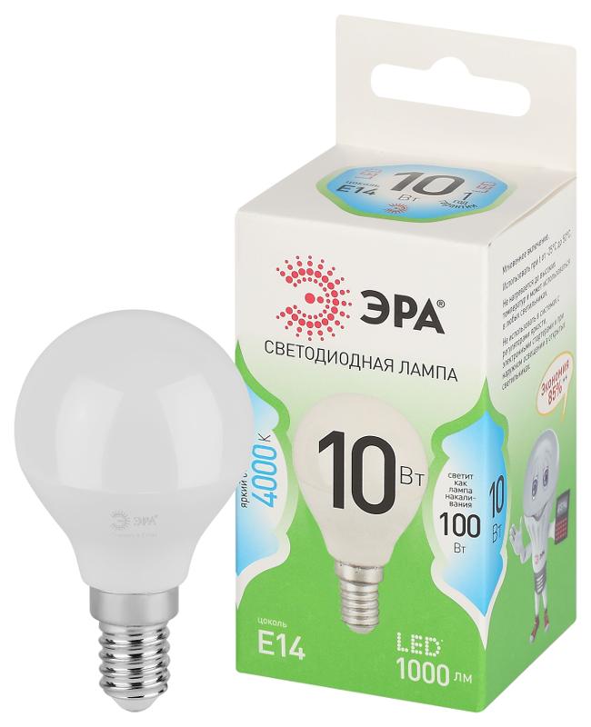 Лампа светодиодная  GREEN LINE LED P45-10W-840-E14 GL E14 10 Вт шар яркий белый свет