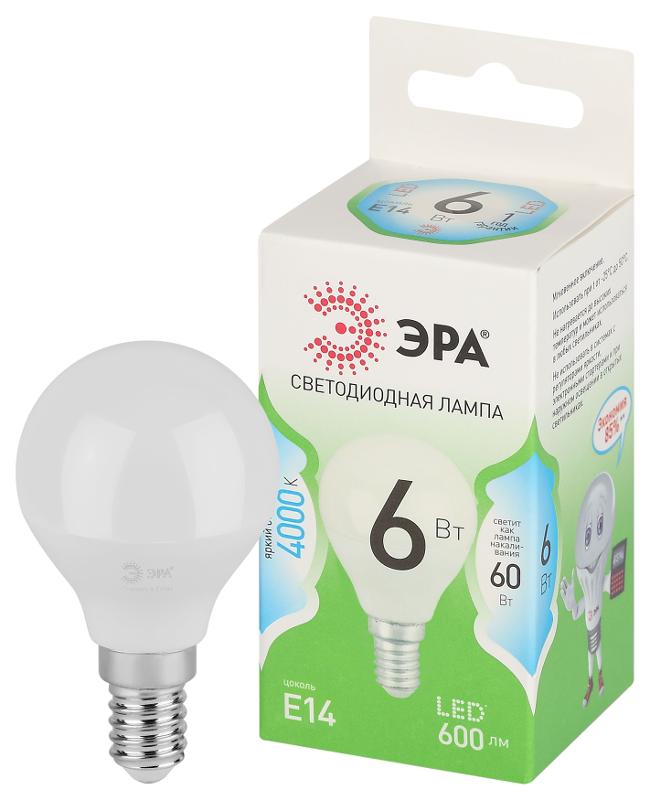 Лампа светодиодная  GREEN LINE LED P45-6W-840-E14 GL E14 6 Вт шар яркий белый свет
