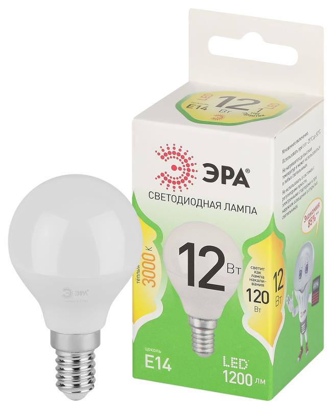 Лампа светодиодная  GREEN LINE LED P45-12W-830-E14 GL E14 12 Вт шар теплый свет