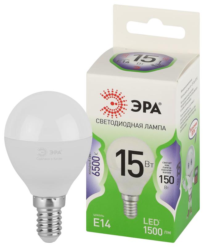 Лампа светодиодная  GREEN LINE LED P45-15W-865-E14 GL E14 15 Вт шар холодный свет