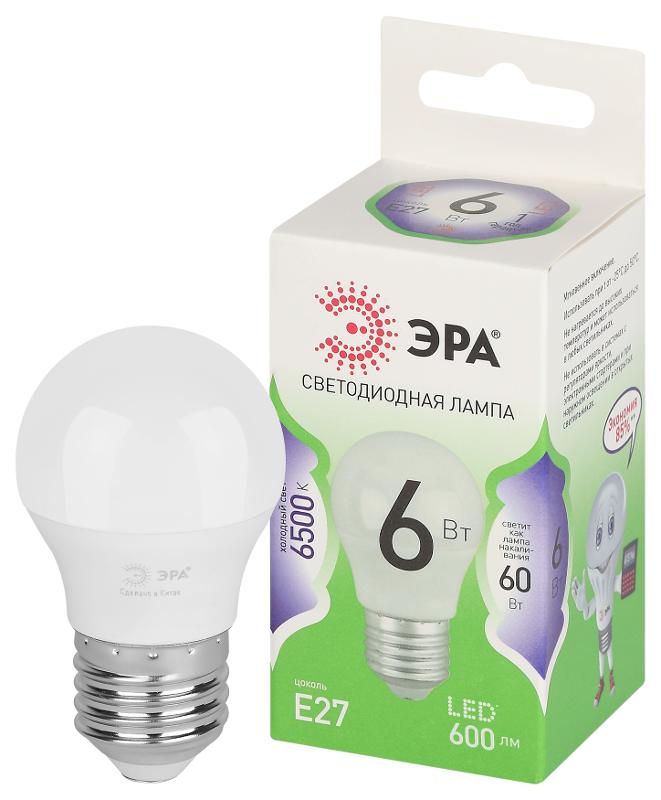 Лампа светодиодная  GREEN LINE LED P45-6W-865-E27 GL E27 6 Вт шар холодный свет