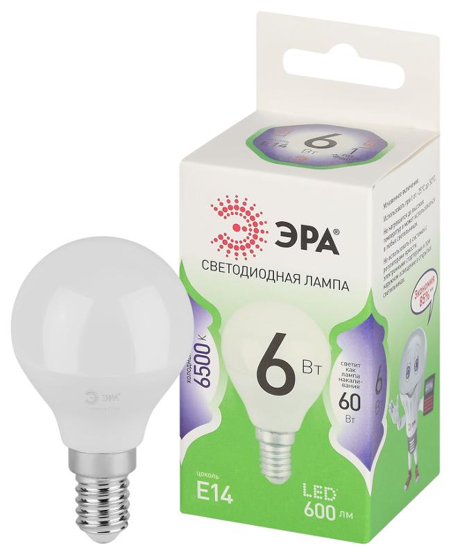 Лампа светодиодная  GREEN LINE LED P45-6W-865-E14 GL E14 6 Вт шар холодный свет