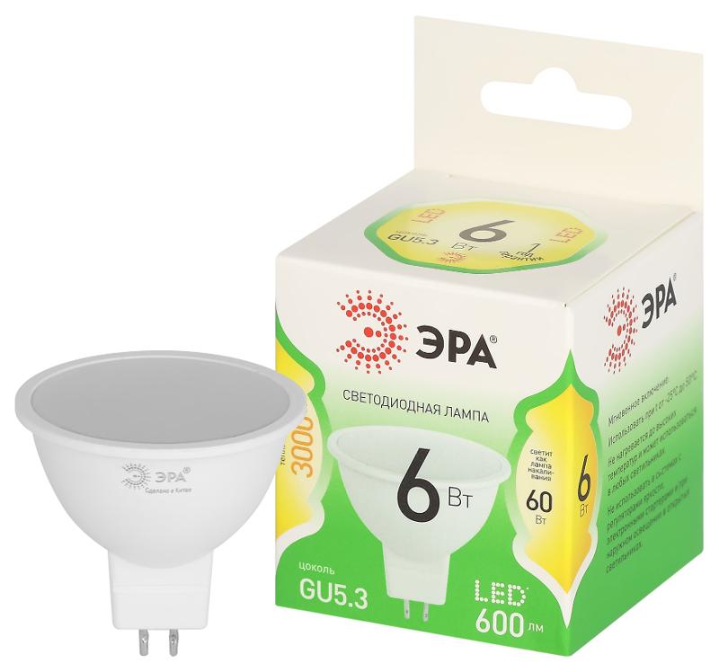 Лампа светодиодная  GREEN LINE LED MR16-6W-830-GU5.3 GL GU5.3 6 Вт софит теплый свет