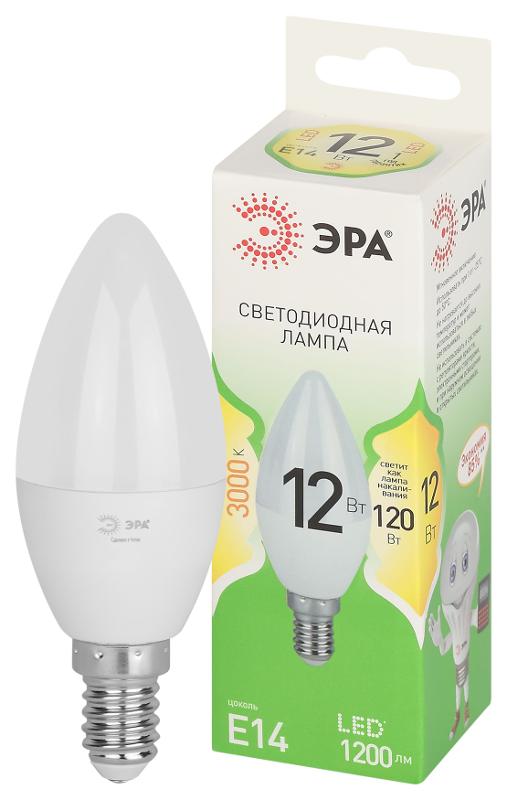 Лампа светодиодная  GREEN LINE LED B35-12W-830-E14 GL E14 12 Вт свеча теплый свет