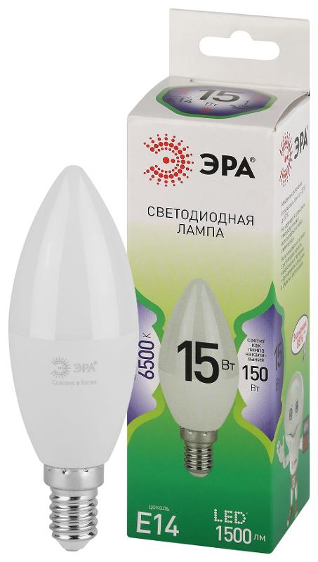 Лампа светодиодная GREEN LINE LED B35-15W-865-E14 GL E14 15 Вт свеча холодный свет