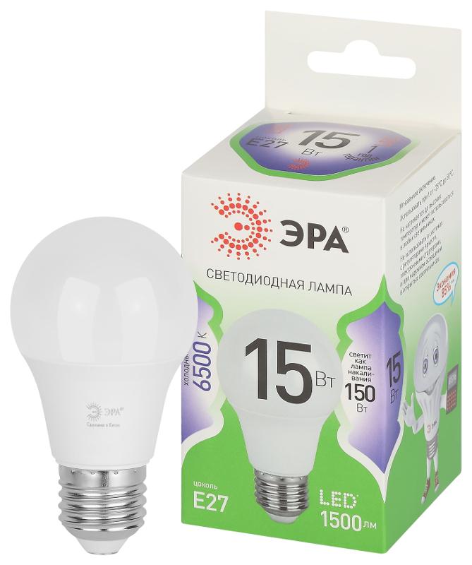 Лампа светодиодная  GREEN LINE LED A60-15W-865-E27 GL E27 15 Вт груша холодный свет