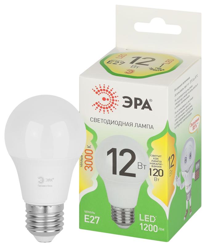 Лампа светодиодная  GREEN LINE LED A60-12W-830-E27 GL E27 12 Вт груша теплый свет