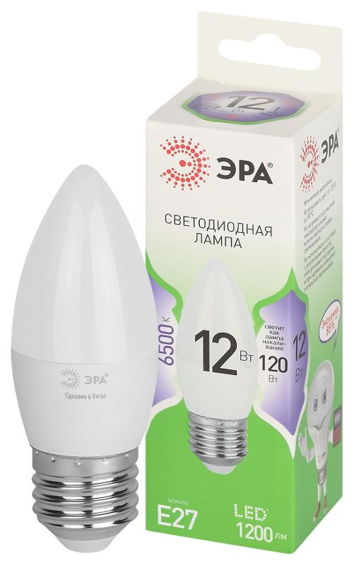Лампа светодиодная  GREEN LINE LED B35-12W-865-E27 GL E27 12 Вт свеча холодный свет