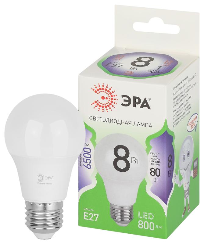 Лампа светодиодная  GREEN LINE LED A60-8W-865-E27 GL E27 8 Вт груша холодный свет