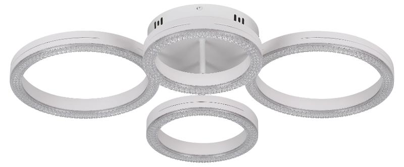 Светильник потолочный светодиодный Rivoli Juniper 6187-702 LED 75 Вт 3000-6000К белый с пультом