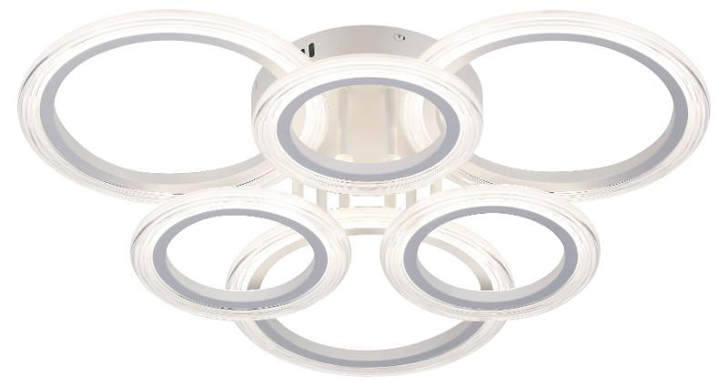 Светильник потолочный светодиодный  Модерн Ring CLL-1-90-RC WH с ДУ 90W 3000-6500К белый