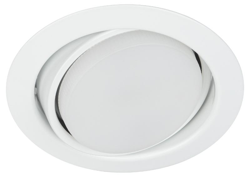 Светильник встраиваемый  под лампу GX53  KL35 А WH /1 SET 5 поворотный 220V 13W белый набор 5шт