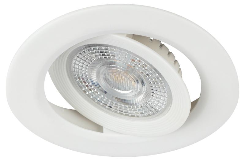 Светильник светодиодный встраиваемый  KL LED 25A-5 4K WH SET 10 круглый поворотный белый 5Вт 4000К набор 10 шт