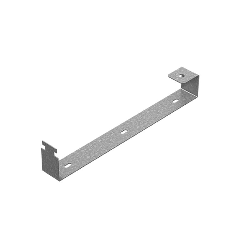 Держатель огнестойкой перегородки для страт консолей шириной 300 мм, толщ. 1,5 мм, гор. цинк, 371133