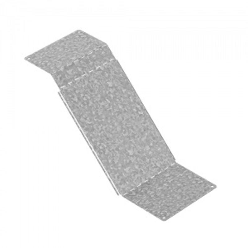 Крышка к повороту вертикальному регулируемому 400х65, толщ. 1,0 мм, гор. цинк