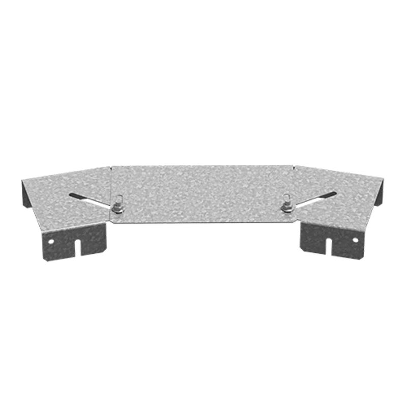 Крышка к повороту горизонтальному регулируемому к лотку 100, толщ. 1,5 мм, Сендзимир цинк, 024512