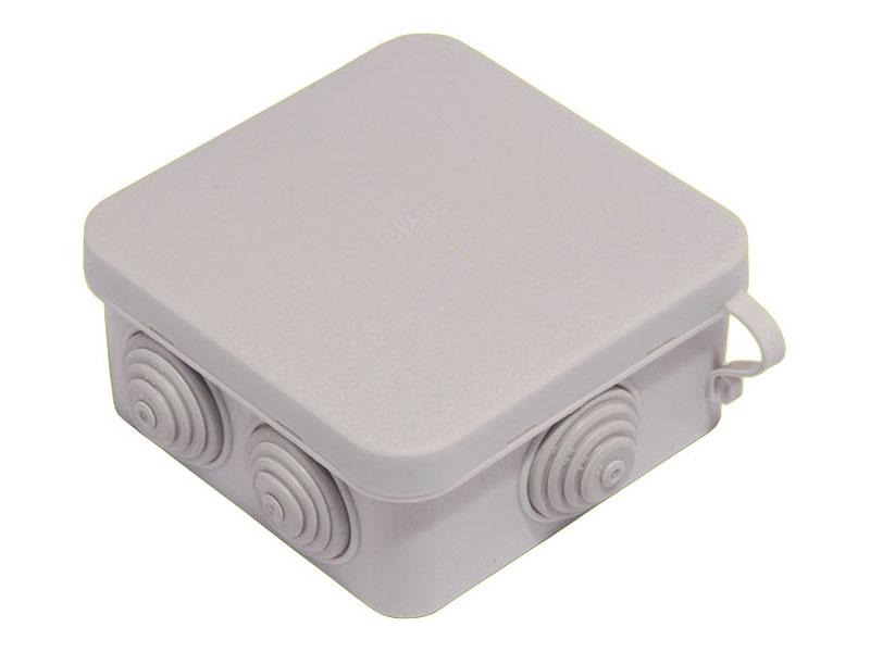 Коробка распределительная 85х85х40, 6 вывода, IP55