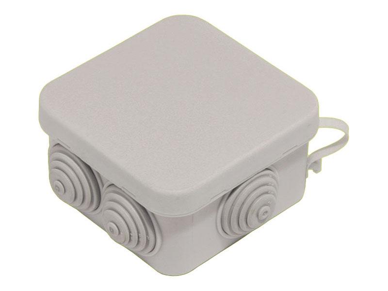 Коробка распределительная 70х70х40, 6 вывода, IP55