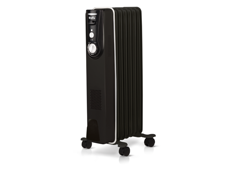 Масляный радиатор Ballu Modern BOH/MD-07BBN 1500 (7 секций)(в черном корпусе)