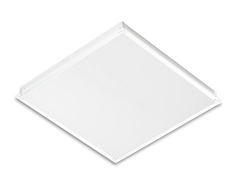 Светильник светодиодный ДВО Alumogips-38/opal-sand 610х610   4000К IP40 белый грильято