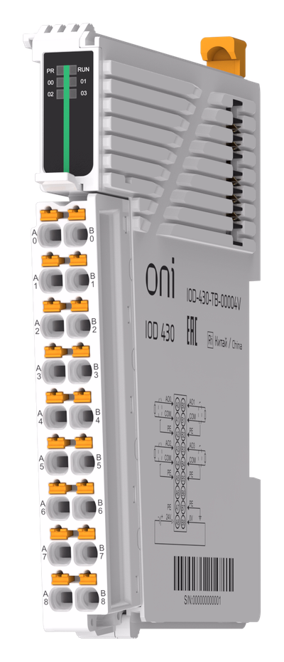 IOD 430 Модуль аналогового вывода 4 сигнала напряжения ONI