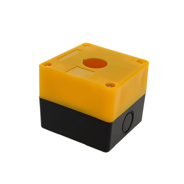Корпус КП101 пластиковый 1 кнопка желтый EKF PROxima cpb-101-o